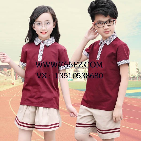 珠海市香洲区小学生夏装短袖校服专卖店