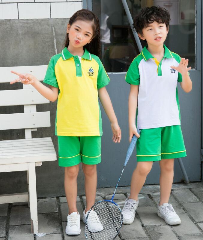 最新款的广州市番禺区小学生校服夏季运动服售