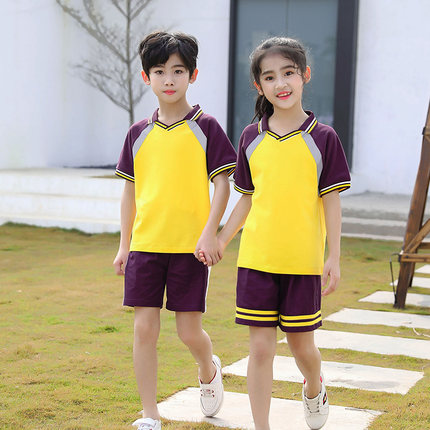 最新款珠海斗门区小学生校服夏装短袖